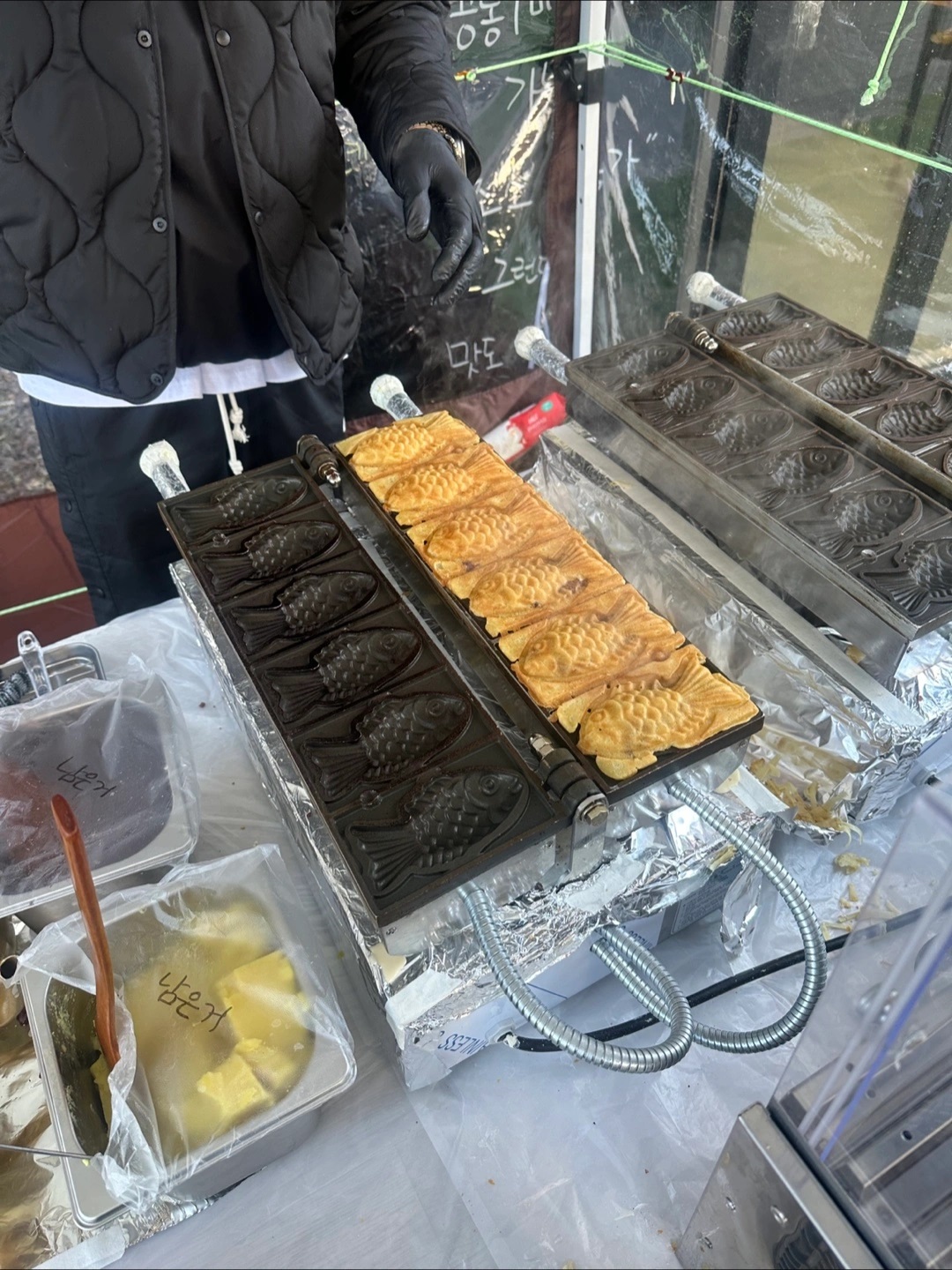 [판매] 붕어빵 기계 세트 (기계 2대 + 온장고 + 봉지 + 주전자 포함)