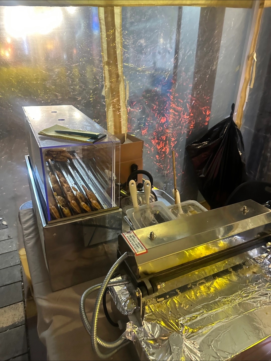 [판매] 붕어빵 기계 세트 (기계 2대 + 온장고 + 봉지 + 주전자 포함)